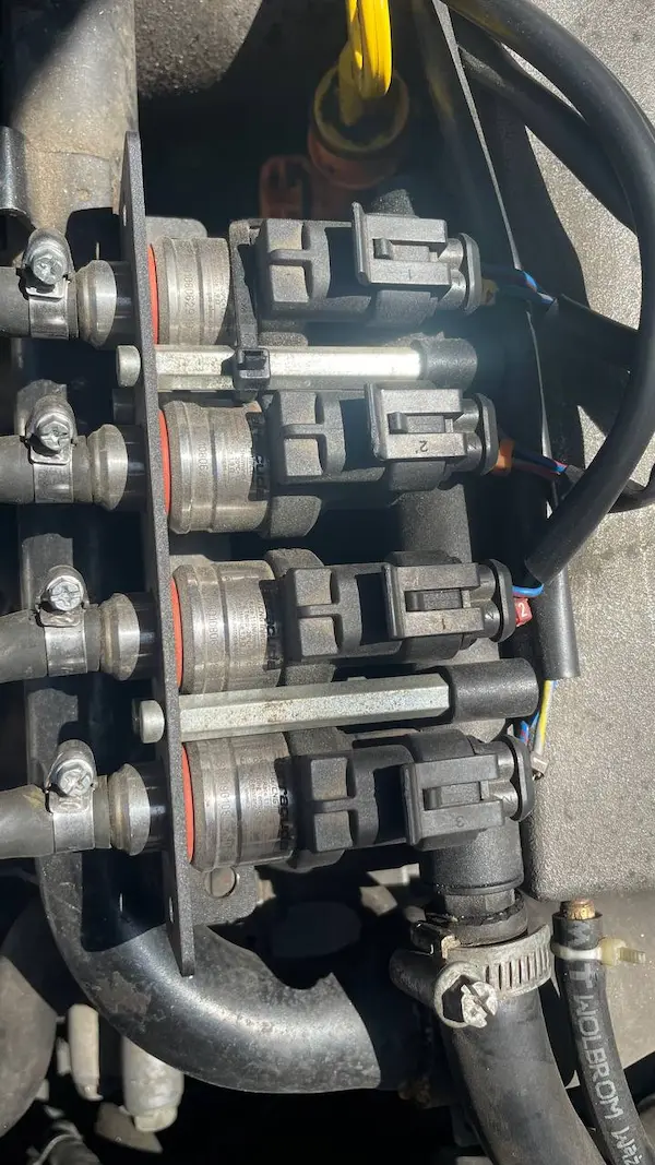 Форсунки ГБО Barracuda на AUDI A4